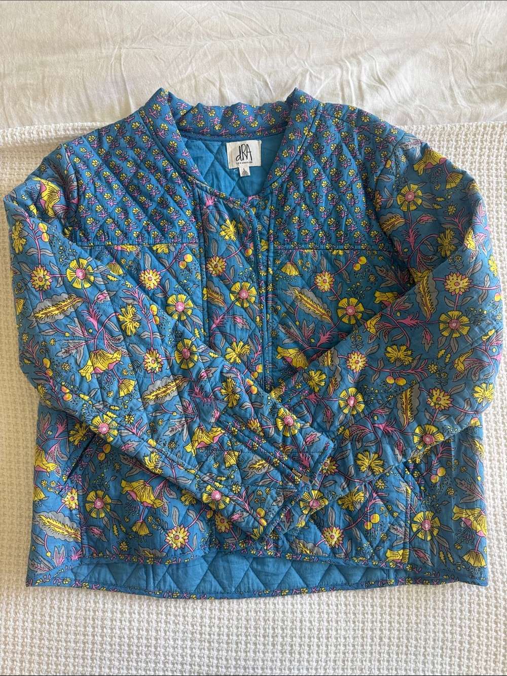 dRA Los Angeles Floral Quilted Jacket